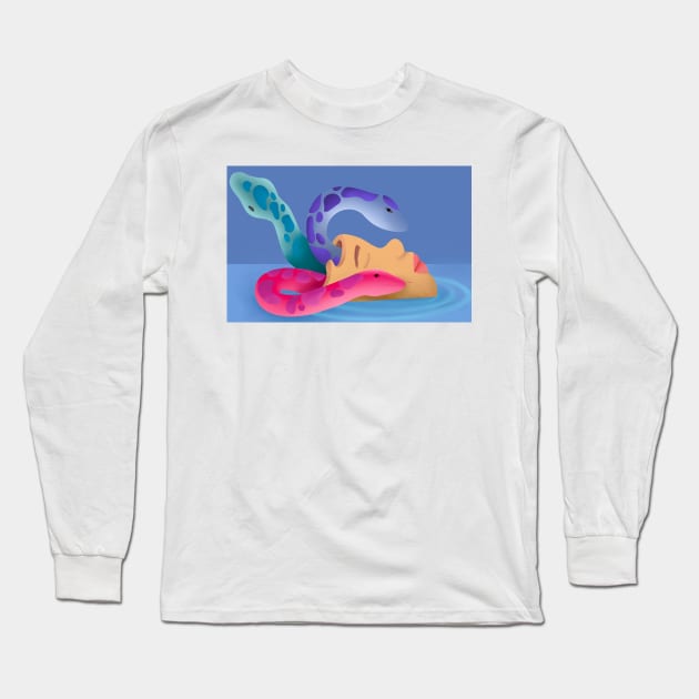 thoughts Long Sleeve T-Shirt by stupidpotato1